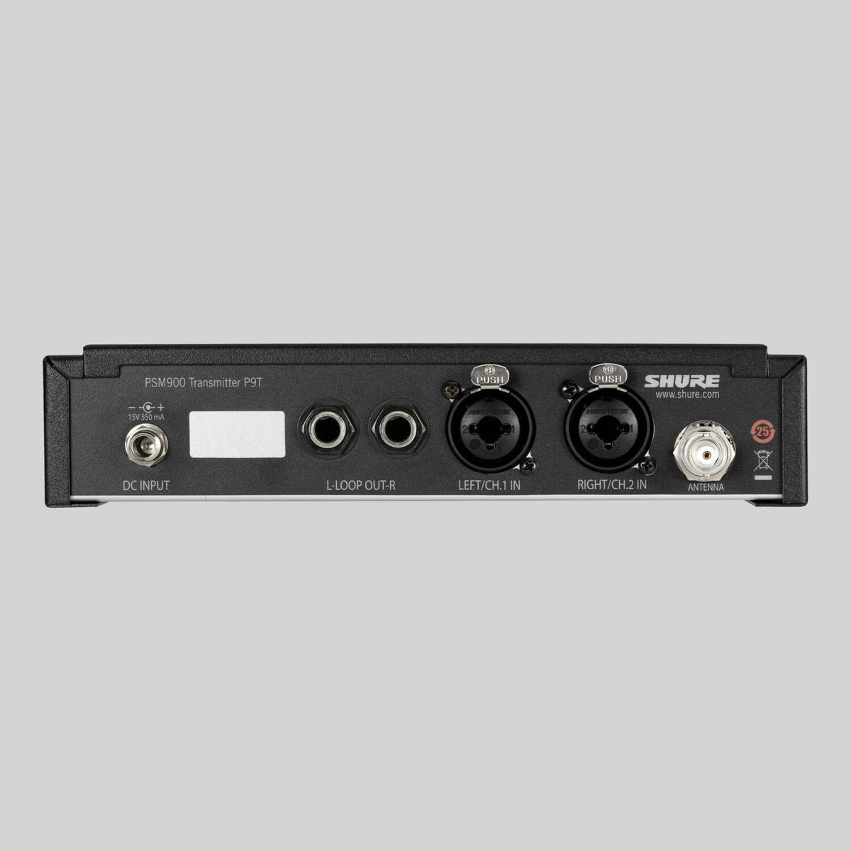 Shure P9T-X55, Wireless Transmitter, Transmitter for Shure PSM 900 Personal Monitor System