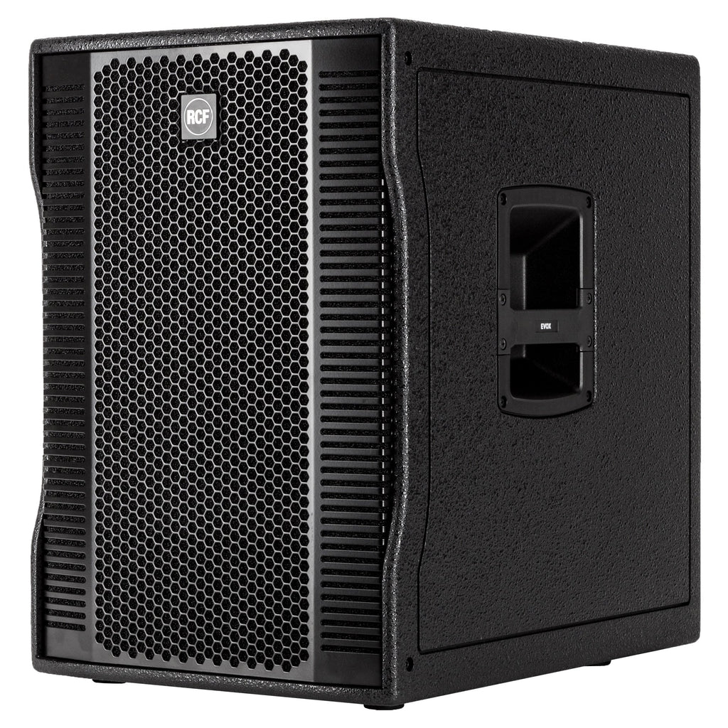 RCF EVOX-12-SYSTEM, Active 1400W Portable PA System, Baltic Birch, 15" Subwoofer and (8)x4" Top - USED