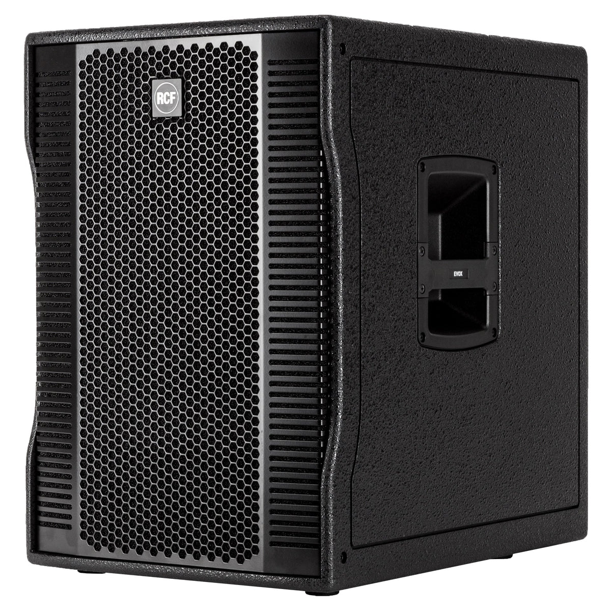 RCF EVOX-12-SYSTEM-W, Active 1400W Portable PA System, Baltic Birch, 15" Subwoofer and (8)x4" Top, White - USED