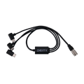 Deity SPD-HR3U 4-Pin to Triple USB-C Cable (Hirose Compatible)