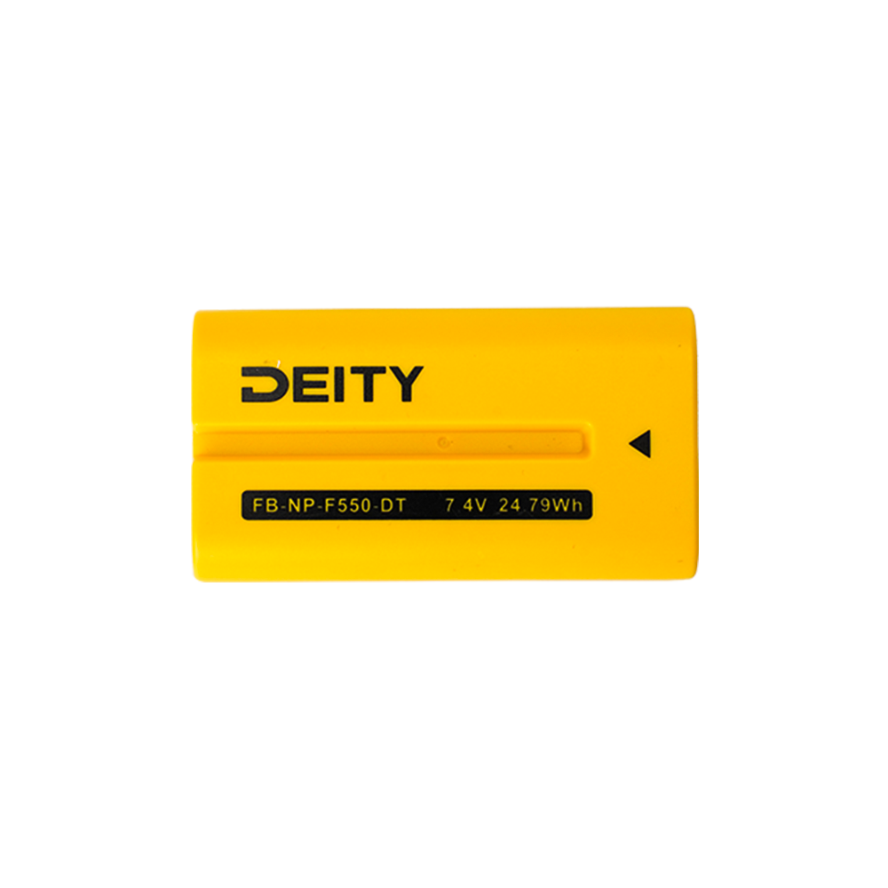 Deity NP-F550 Rechargeable Battery, Power Solution (Sony Compatible)