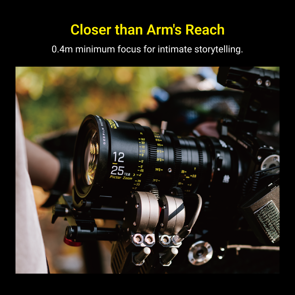 DZOFILM Pictor 14-30mm T2.8 Cine Zoom Lens for PL and EF Mount (Black), Super35 Parfocal Zoom, Interchangeable PL and EF Mount, 16-Blade Iris, M86 Front Filter