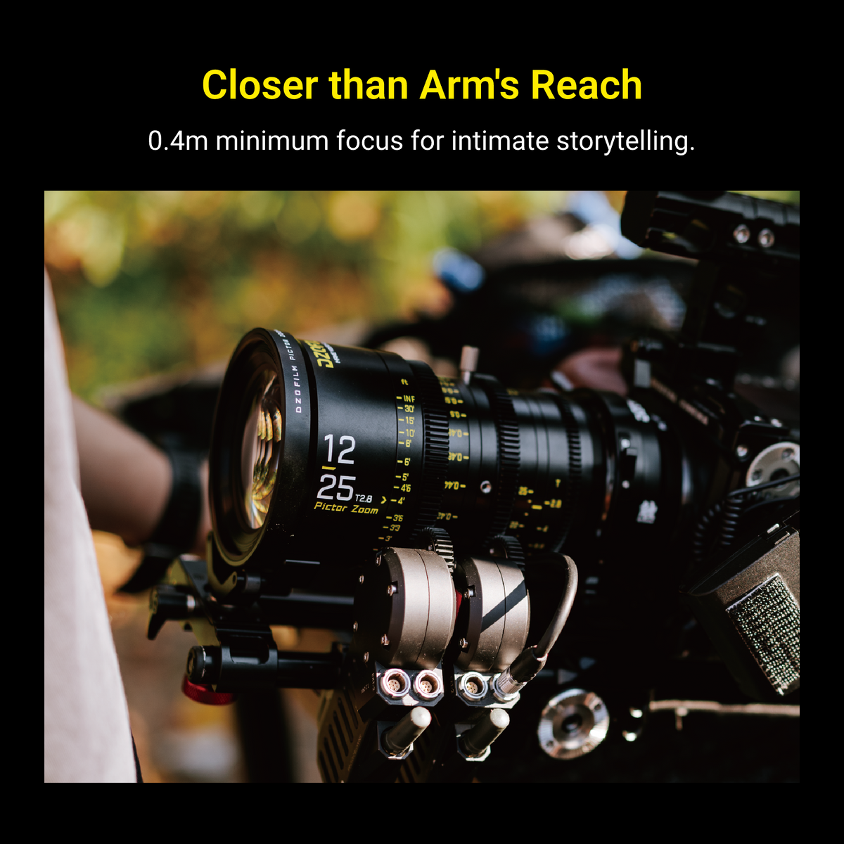 DZOFILM Pictor 14-30mm T2.8 Cine Zoom Lens for PL and EF Mount (Black), Super35 Parfocal Zoom, Interchangeable PL and EF Mount, 16-Blade Iris, M86 Front Filter