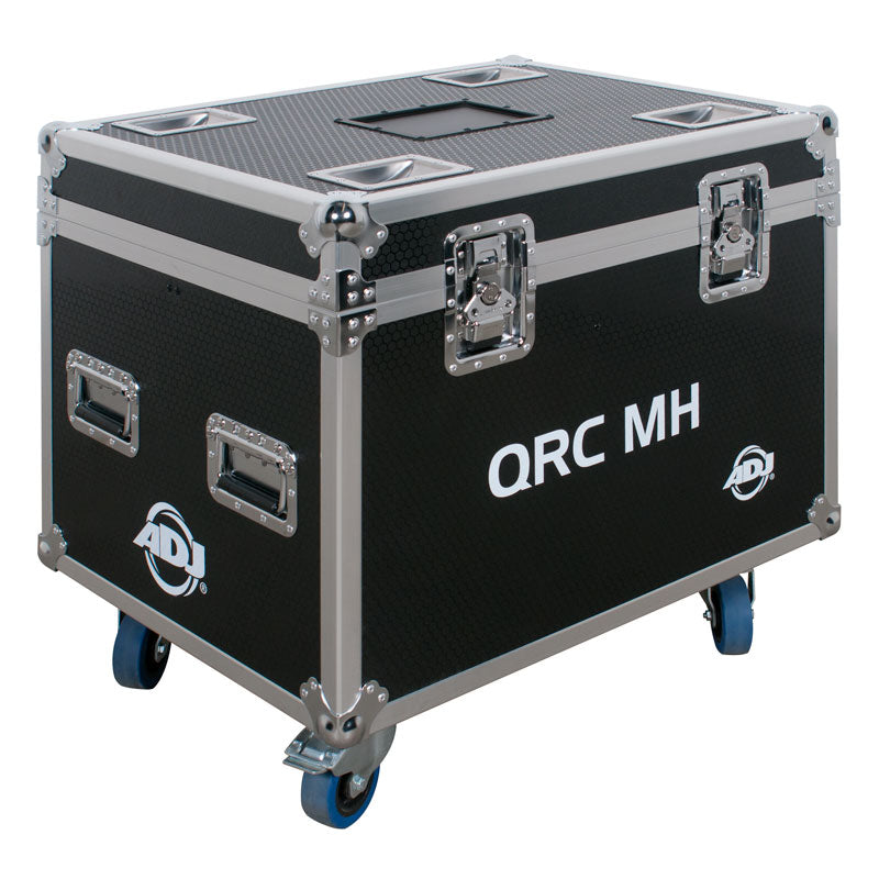 ADJ QRC MH, Quad Heavy Duty Dual Road Case, Fits Focus Spot 5Z, 4Z, Vizi RX ONE, Vizi Qwash.Hex Wash, and Other Similar Sized ADJ Fixtures