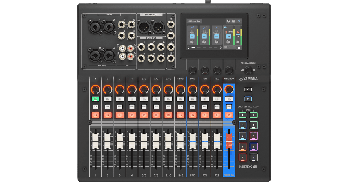 Yamaha MGX12-B
