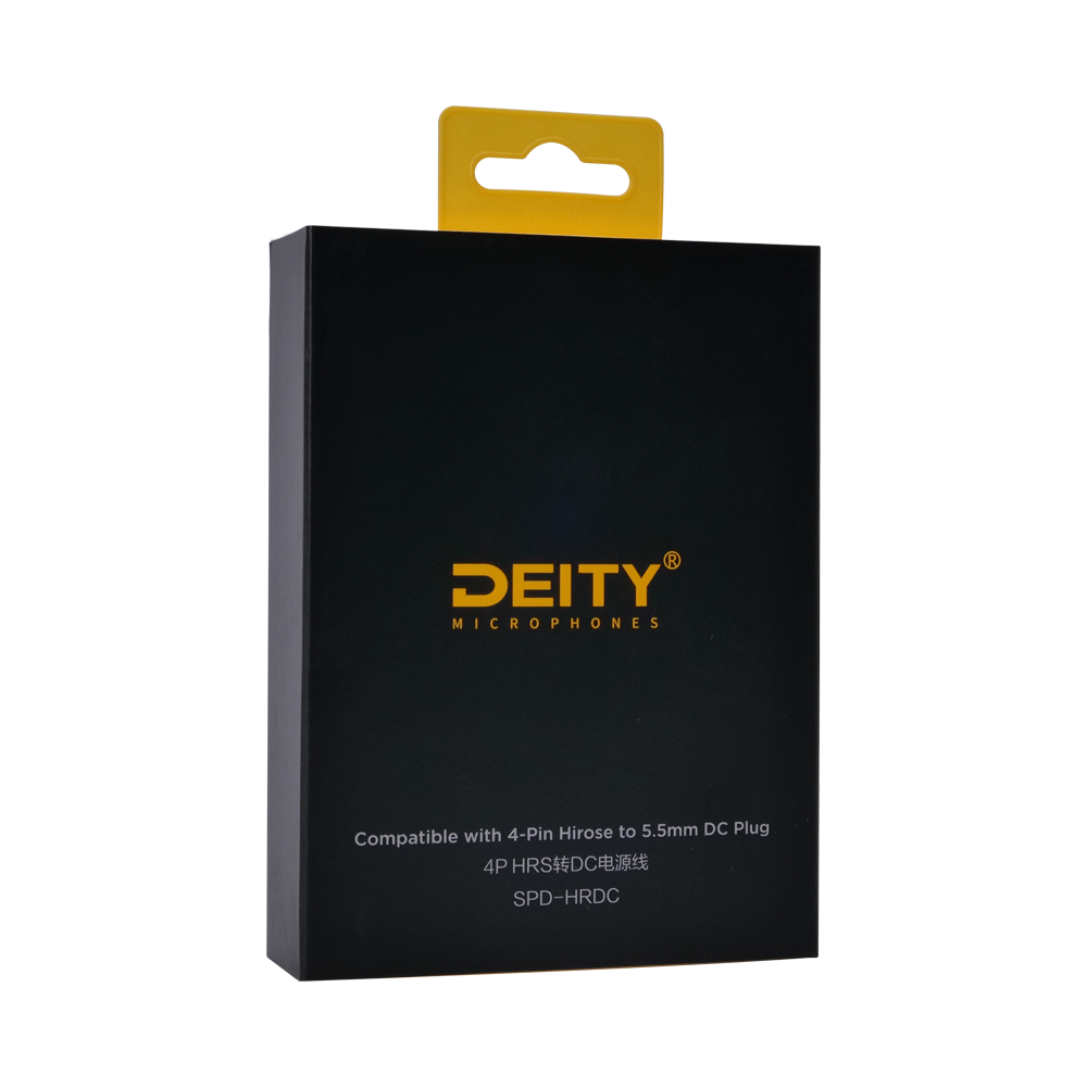 Deity SPD-HRDC 4-Pin Push-Power to 5.5mm Locking DC Cable (Hirose Compatible)