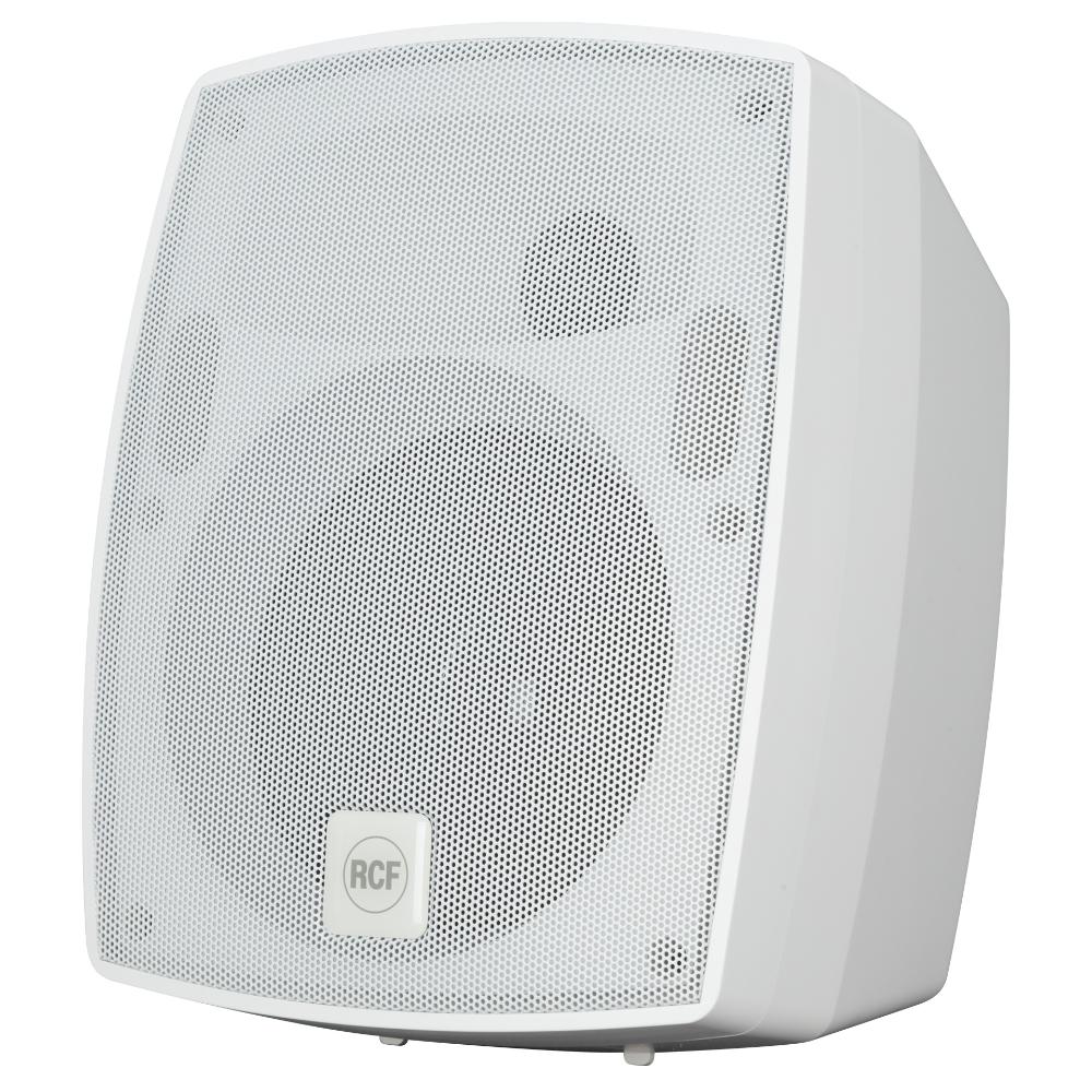 RCF MR 52EN W - 2 Way Bass Reflex Wall Mount Cabinet, 30W - White - Trasf/Low Imp
