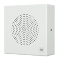 RCF DU 50EN - 5" Twin-Cone Wall/Ceiling Mounting Speaker, White, 6W, 70-100V - EN54-24