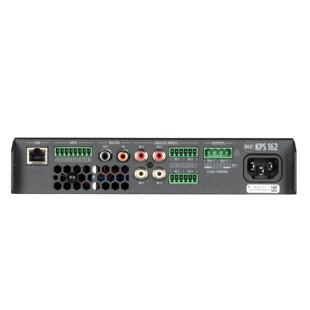 RCF KPS 162 - Class D Power Amplifier with DSP (2 X 160 W)