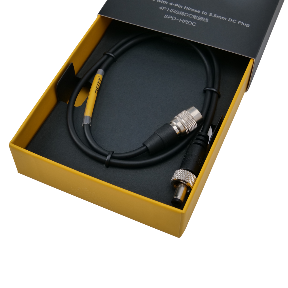 Deity SPD-HRDC 4-Pin Push-Power to 5.5mm Locking DC Cable (Hirose Compatible)