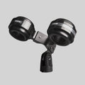 Shure VIP55SM, Dual Mount Kit, Side BY Side Dual Microphone Mount