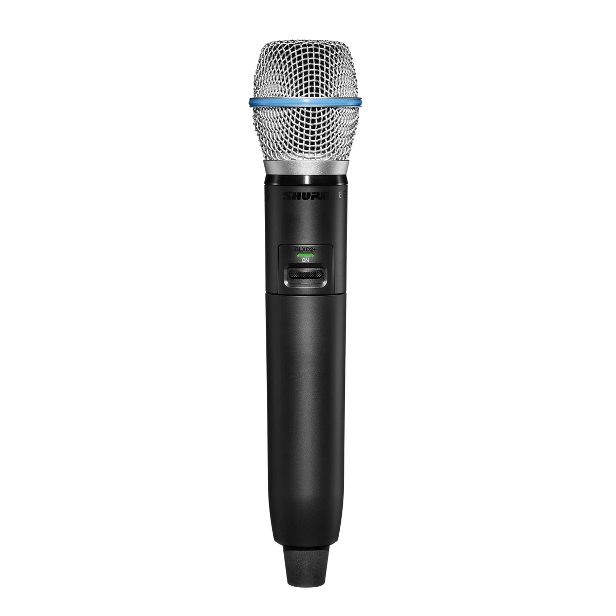 Shure GLXD2+/B87A-Z3, Featuring the Beta 87A vocal microphone, the GLXD2+/B87 Dual Band Handheld Transmitter delivers superior, transparent digital audio