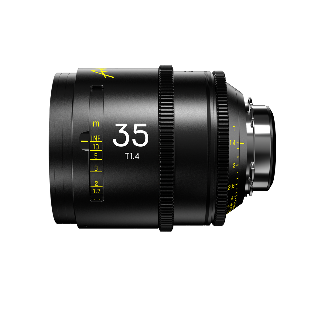 DZOFILM Arles 35mm FF/VV Prime Cine Lens(PL mount feet) - Imperial, Vista Vision Full-Frame High-Speed Prime, PL and EF Mount, T1.4 Fast Aperture, 16-Blade Iris, M86 Front Filter
