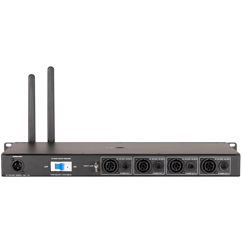 ADJ PC415X, Versatile Powerhouse, 3-in-1 Interface, 4 Output Power Distribution, Aria X2, 4 Output DMX/RDM Splitter, Event Scheduler
