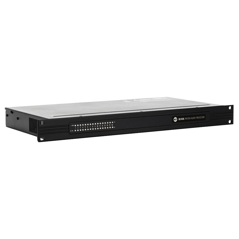 RCF DX-1616 - Matrix Audio Processor, Dante-Equipped (16x16 I/O Matrix)