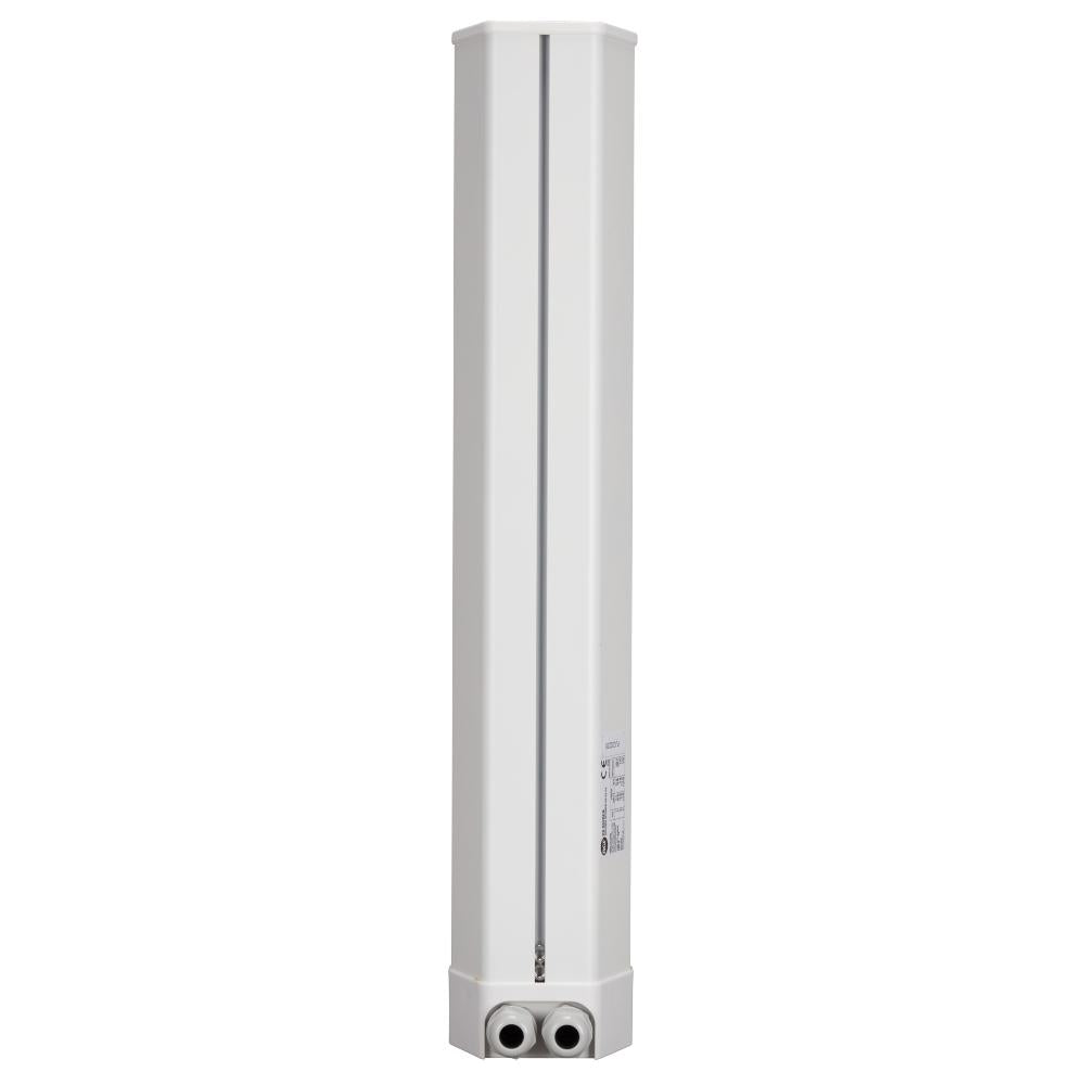 RCF CS 6520EN - 5" Transducers 2 Way Sound Column, Alumin, 20W, 70-100V White, IP 66 - EN54-24