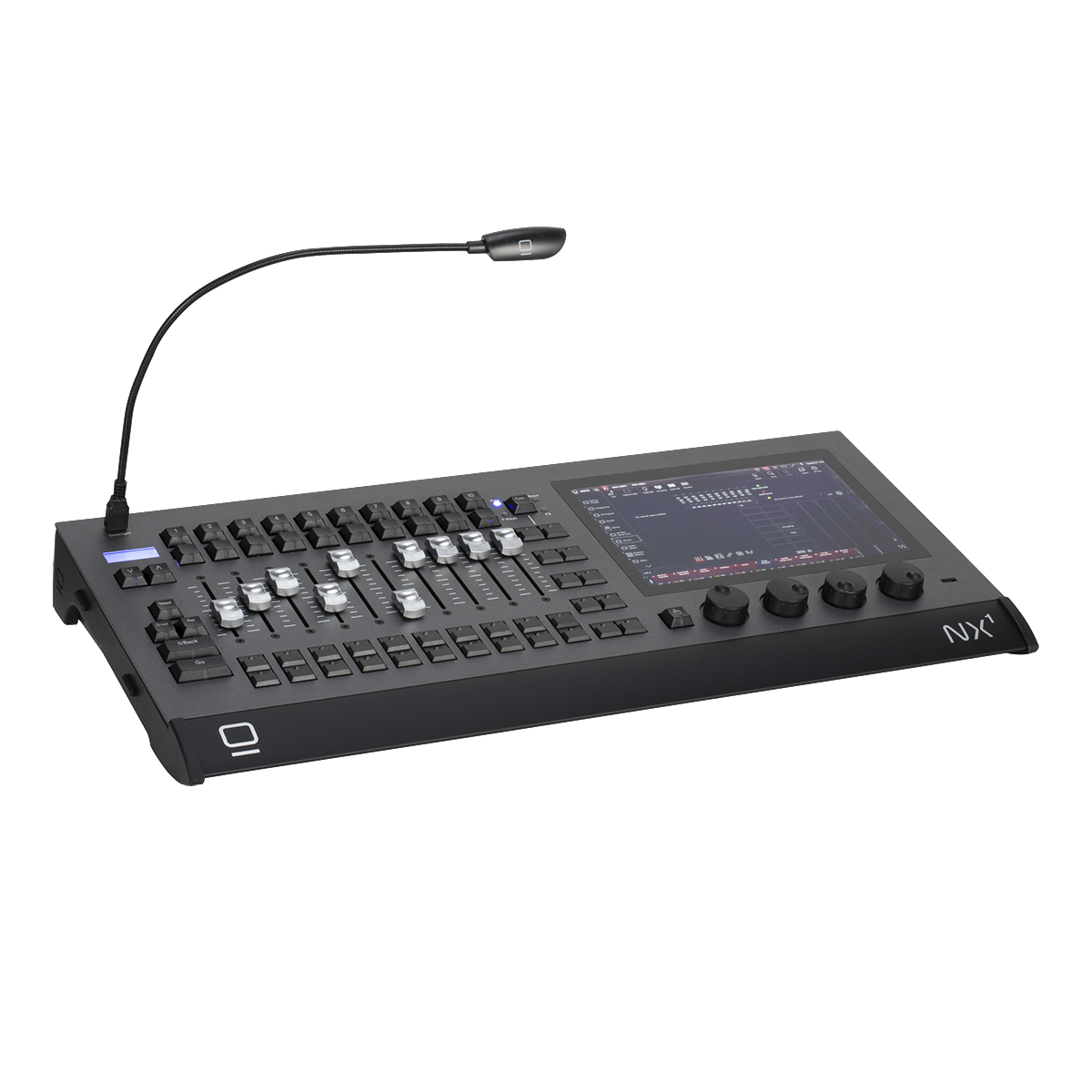 Obsidian NX1-16, 16U Console, 10 Motorfader, 4xDMX