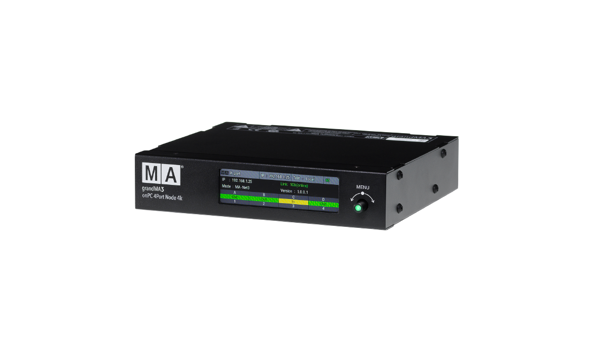 MA Lighting grandMA3 onPC 4Port Node 4k
