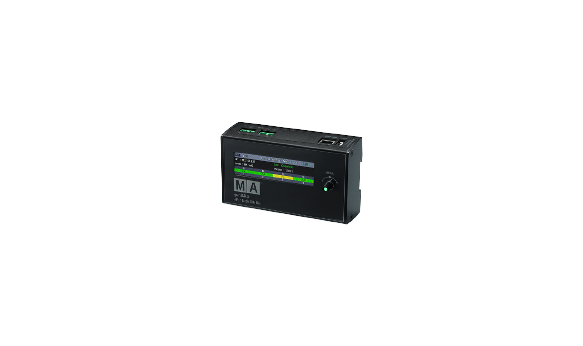 MA Lighting grandMA3 4Port Node DIN-Rail