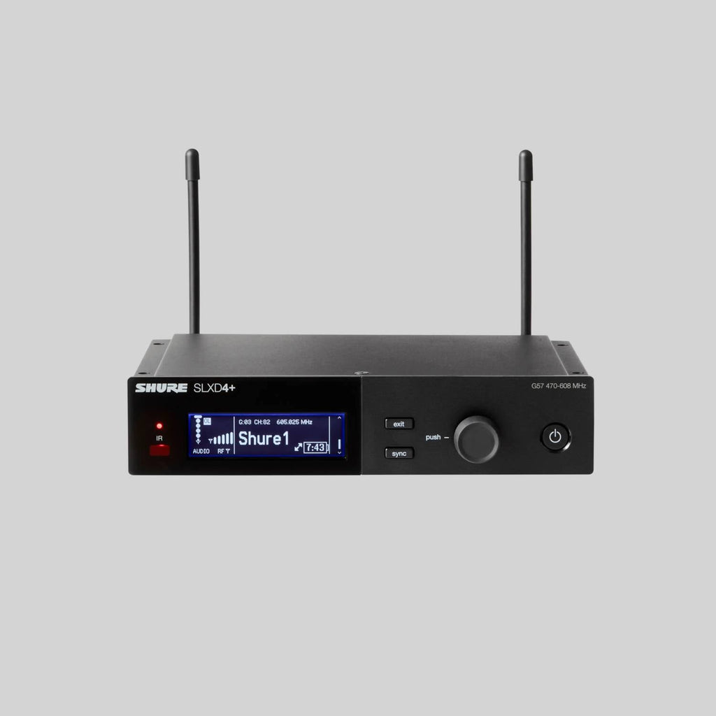 Shure SLXD14/UL4B-H55, Wireless Microphone Systems, Single BP Sys W/ UL4B/C Lav 514-558MHz