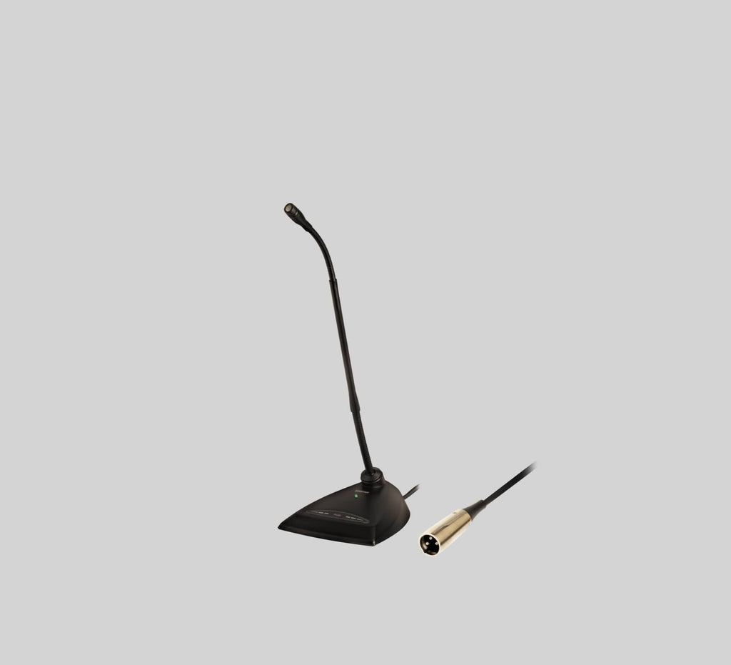 Shure MX412/S, Microflex Standard Gooseneck Microphone, Supercardioid-12" Gooseneck Condenser Microphone, Attached Preamp with XLR Shock Mount Flange, Mount Snap-Fit Foam Windscreen