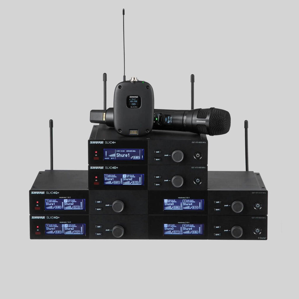 Shure SLXD15/UL4B-H55, Wireless Microphone Systems, Portable BP Sys W/ UL4B Lav 514-558MHz