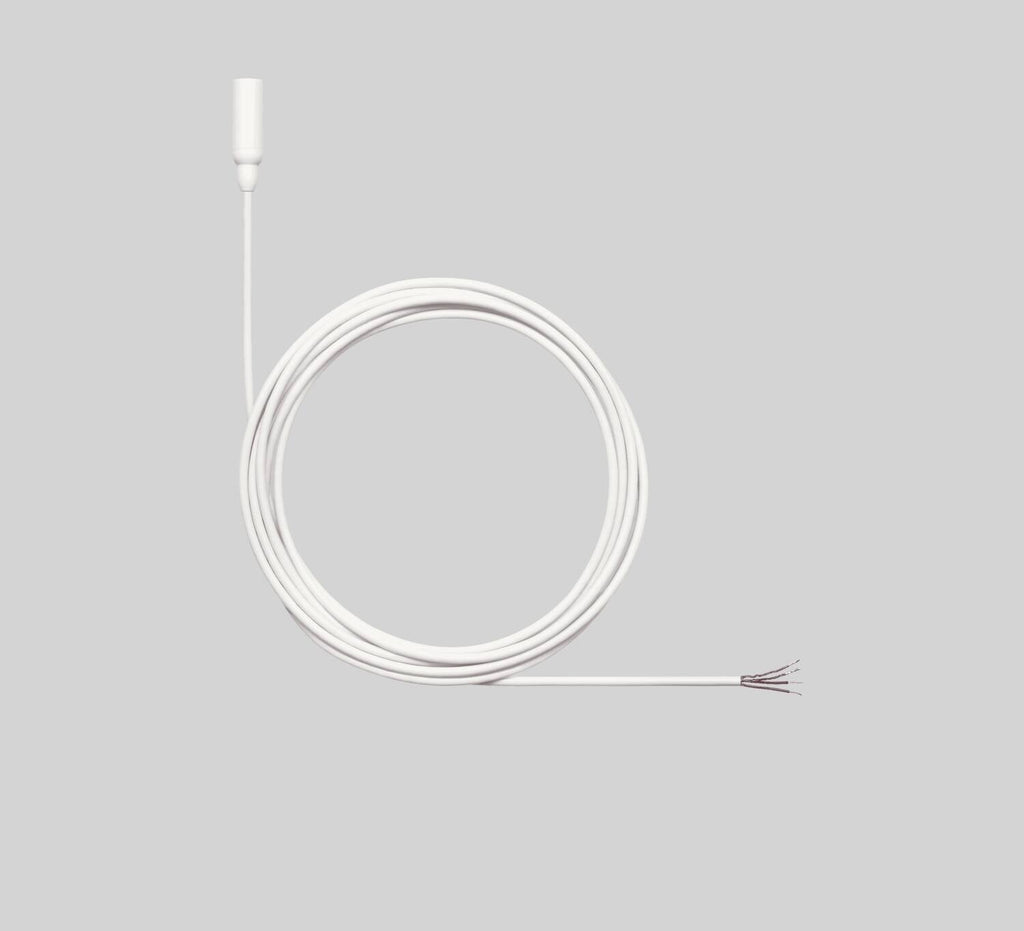 Shure TL48W/O-LEMO-A, TwinPlex TL48 Subminiature Lavalier Microphone, Omni Lav, Tailored, LEMO, White, Accs