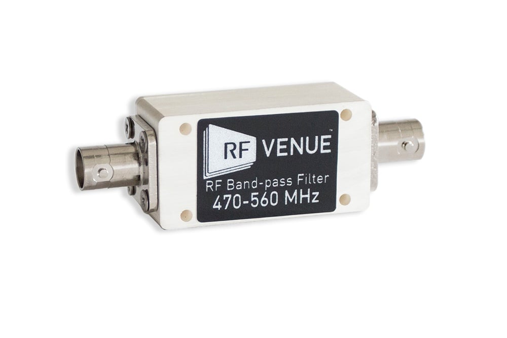 RF Venue Band Pass Filter BPF470T560, RF Band Pass Filter, 470 to 560 MHz