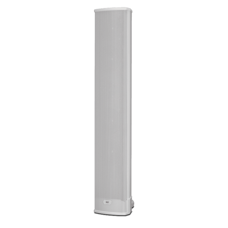 RCF CS 6520EN - 5" Transducers 2 Way Sound Column, Alumin, 20W, 70-100V White, IP 66 - EN54-24