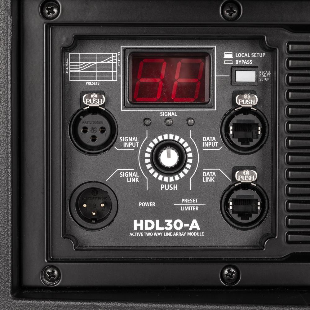RCF HDL30A - Active 2200W Dual 10" Compact 2-Way Line Array