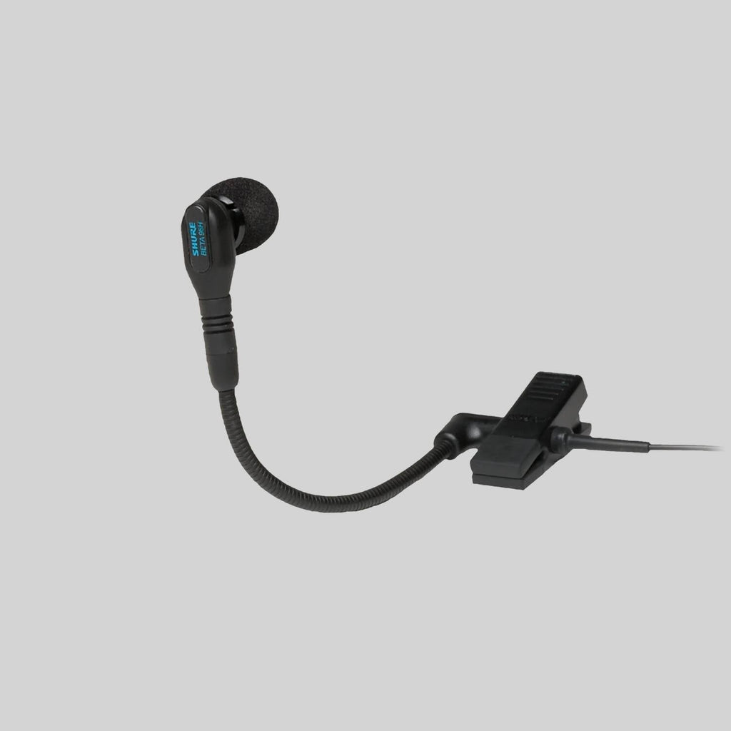 Shure BLX14/B98-H9, Wireless Instrument System with Beta 98H/C Clip-on Gooseneck Microphone, Instrument System with (1) BLX4 Wireless Receiver, (1) BLX1 Bodypack Transmitter, and (1) WB98H/C Cardioid Condenser Instrument Microphone