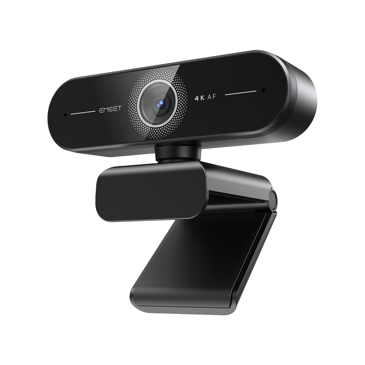 EMEET SmartCam C60E 4K, Ultra HD Webcam at 4K 30fps or 1080p 60fps with Fast Autofocus, 73 Degree Field of View, 2 AI Noise-Cancelling Mics and Privacy Cover, Works with Windows, macOS, Android TV and Linux