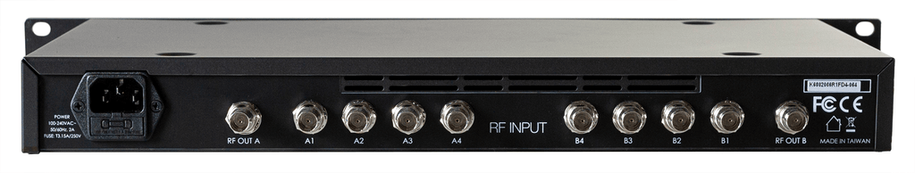 RF Venue 4ZONE 4ZONE, 4 Zone Antenna Combiner for Wireless Microphones