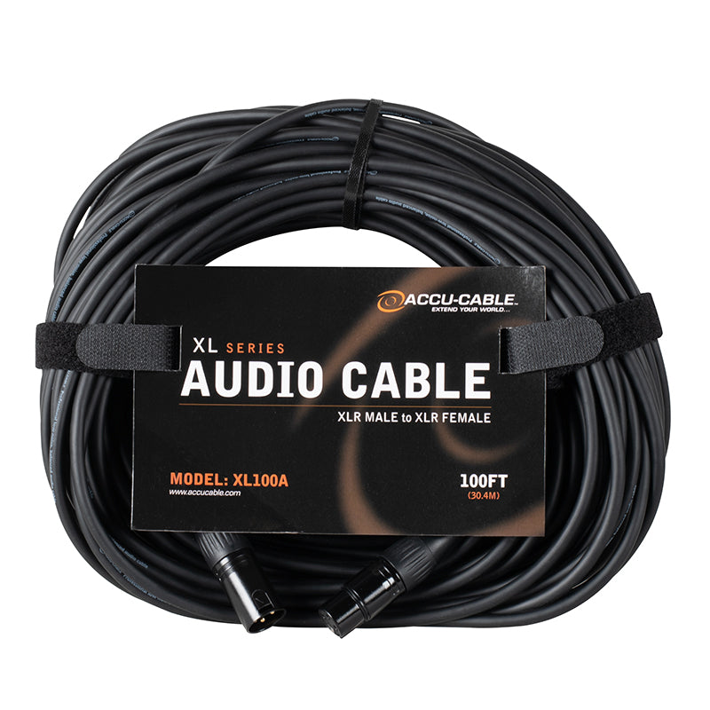 Accu-Cable XL100A, 100 ft Audio Cable