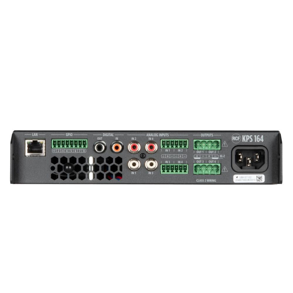 RCF KPS 164 - Class D Power Amplifier with DSP (4 X 160 W)