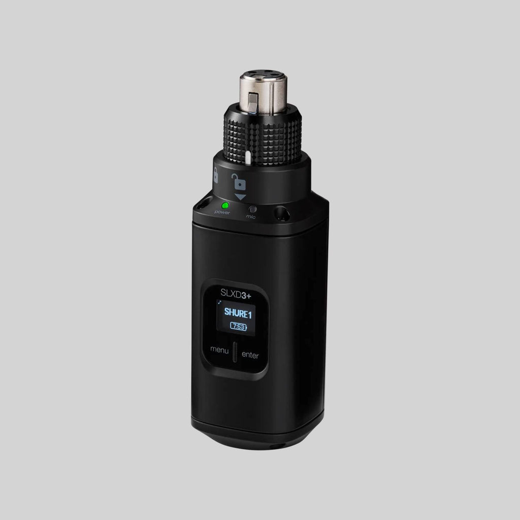 Shure SLXD3+TA-G57, Wireless Plug-On Transmitter With XLR Connector, Taa