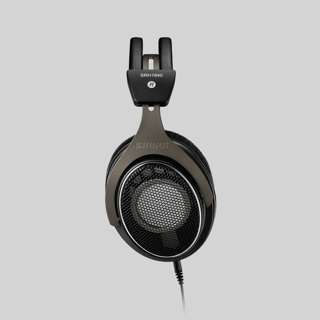 Shure SRH1840-BK, Premium Open-Back Headphones, SRH1840 Premium Open-back Headphones for Smooth, Extended Highs and Accurate Bass