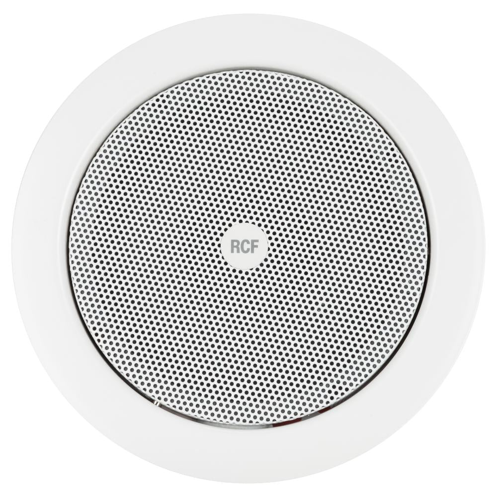 RCF PL68-EN - Passive 24W 6" Coaxial Ceiling Speaker with Fire Dome (White)
