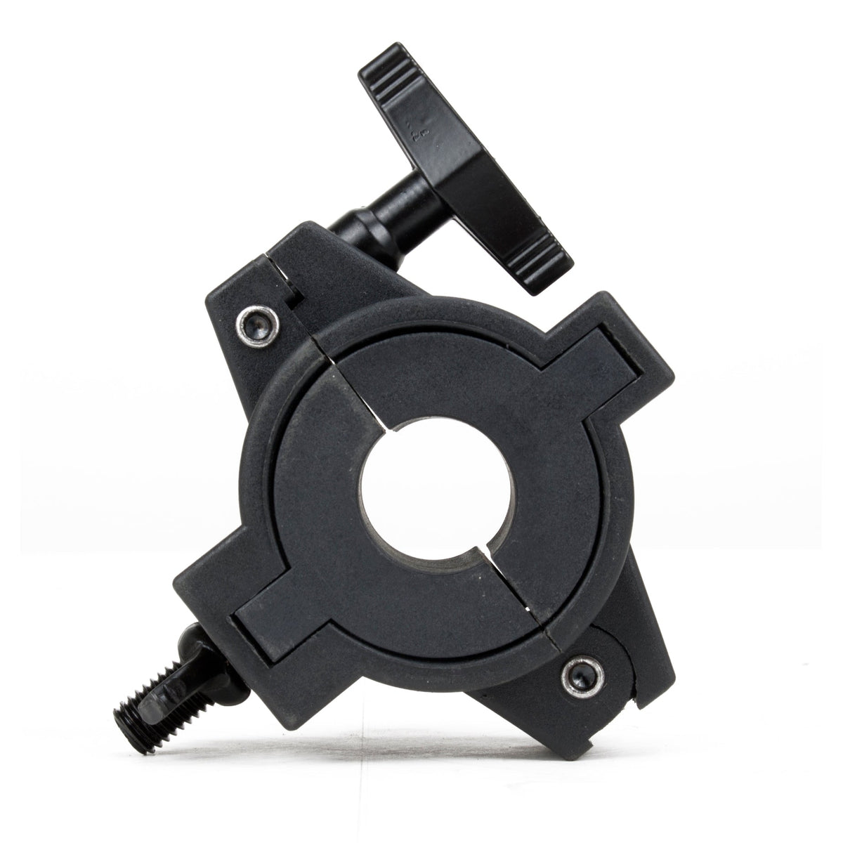 ADJ O-CLAMP, 360 Deg Wrap-around Clamp to Clamp to Truss. Available in 1 Inch, 1 1/2 Inch, & 2 Inch Diameter Clamps