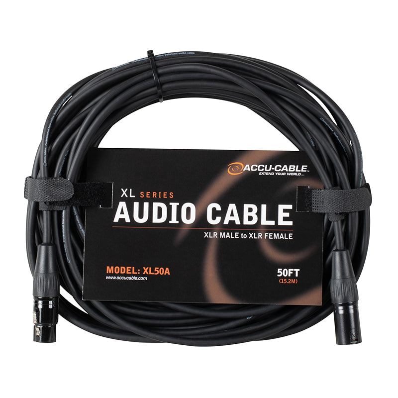 Accu-Cable XL50A, 50 ft Audio Cable