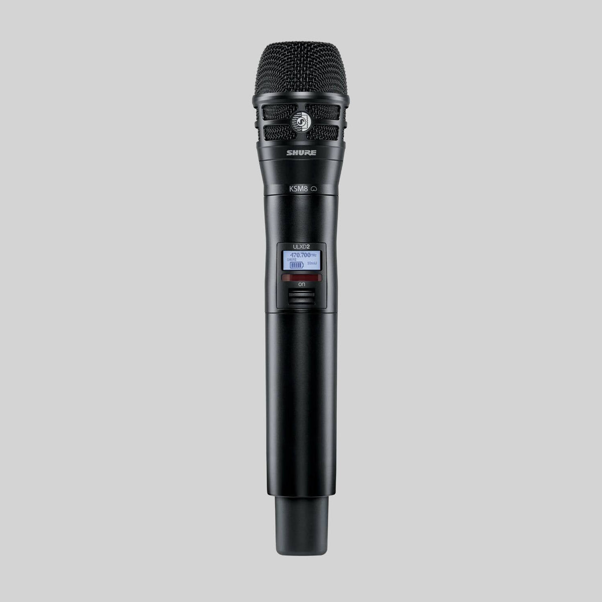 Shure ULXD2/K8B-G50, Digital Handheld Transmitter with KSM8 Capsule, ULXD HH Transmitter 470-534 MHz