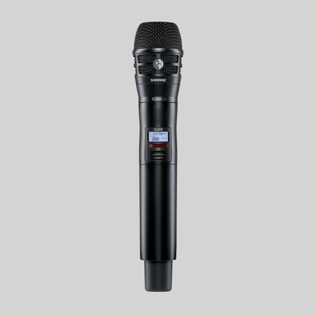 Shure ULXD2/K8B-J50A, Digital Handheld Transmitter with KSM8 Capsule, Black ULXD-D HH Transmitter with KSM8 capsule