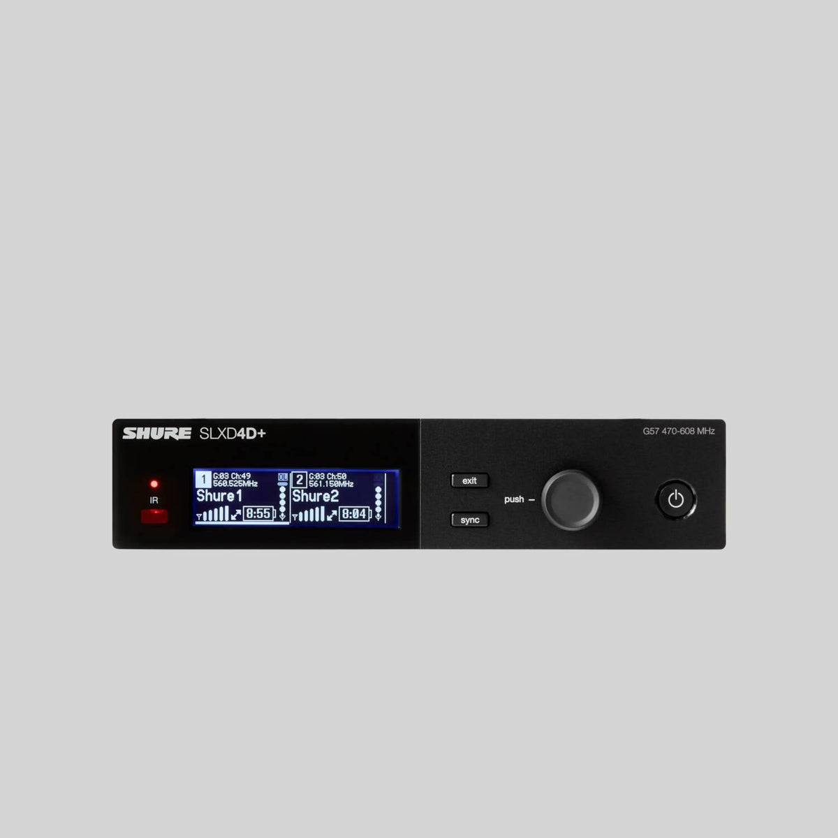 Shure SLXD4D+TA-G57, Dual Channel Wireless Receiver, Taa