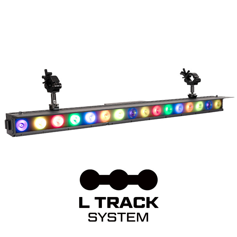 ADJ ElectraPix Bar 16, IP65 1 Meter Bar, Battery Powered, 16 x 20 Watt HEX LED Rgbaluv Individual Pixel Control, Backround RGB LEDs, Aria X2 Wireles, 20 Degree Diffusion Filter, L Track System