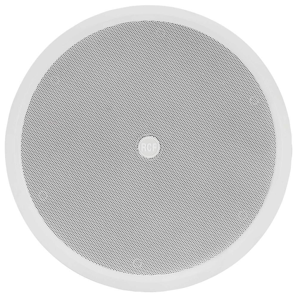 RCF CMR-S-60T-W - Passive 320W 6.5" 2-Way Ceiling Subwoofer w/ Transformer - 8 Ω, 70/100V (White)
