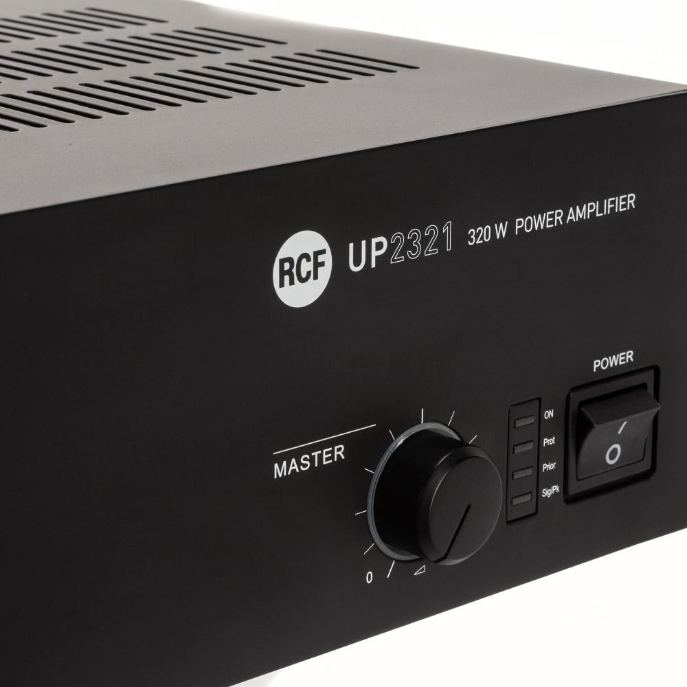 RCF UP-2321 - Class D Power Amplifier with Aux Input - 4 Ω, 70/100V, 320W