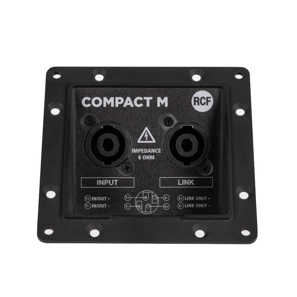 RCF AC-PNL-I/O - Speakon I/O Option Panel for Compact Media Series (PNL IN-OUT SPEAKON)