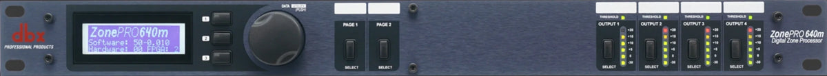 dbx ZonePro 640m, Digital Zone Processor