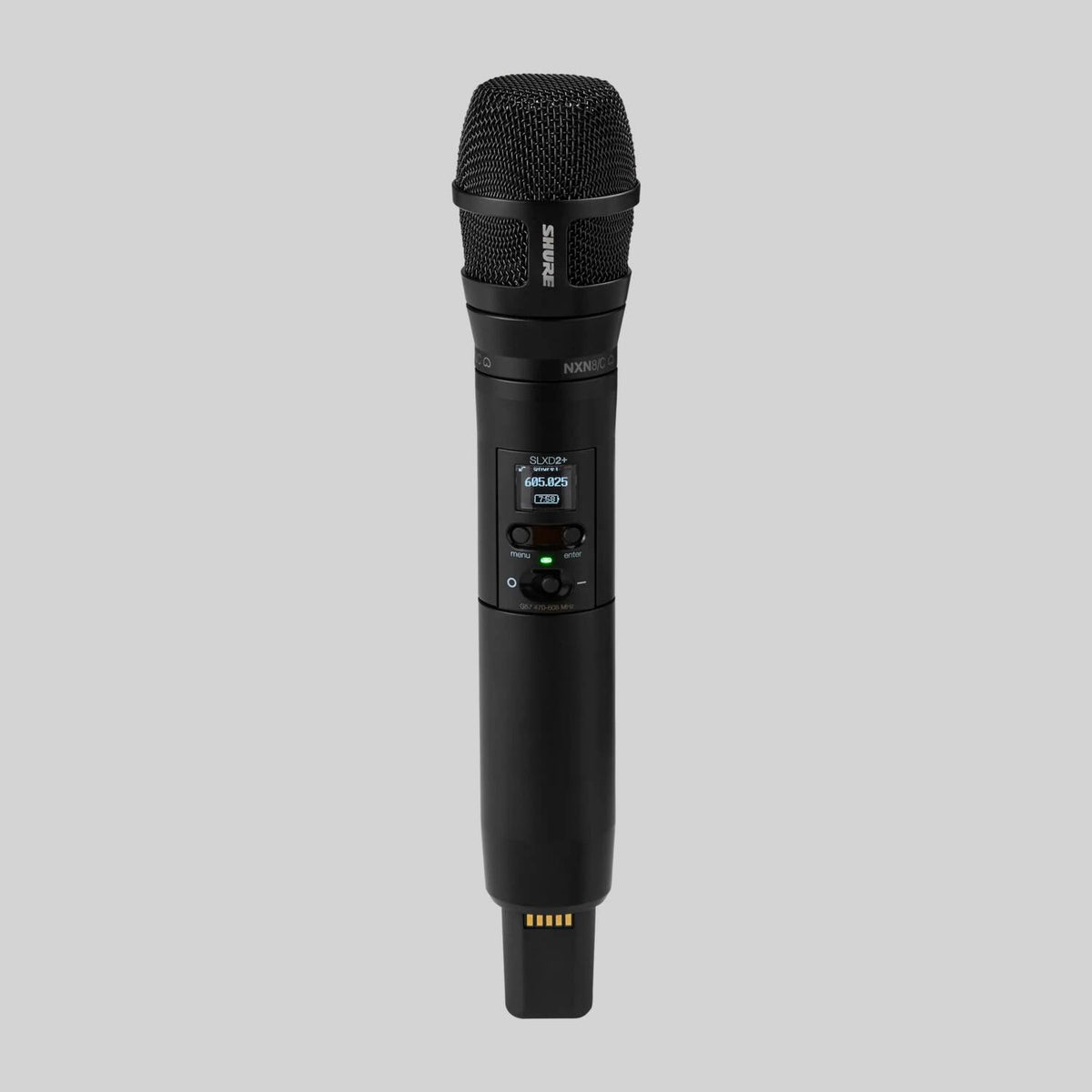 Shure SLXD2/N8CB-J52, Wireless Handheld Transmitter with Nexadyne 8/C Microphone, SLXD2 Wireless HH W/N8CB Head