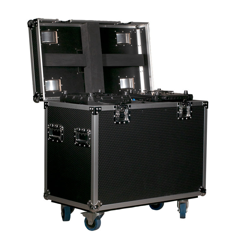 ADJ DRC MHX, Dual Road Case Hydro Spot 2, Hydro Beam X12, Hydro Beam X2, Hydro Wash X19, Focus Spot 6Z, Vizi CMY 300, Vizi Beam 12RX, and Other Similar Size ADJ Fixtures